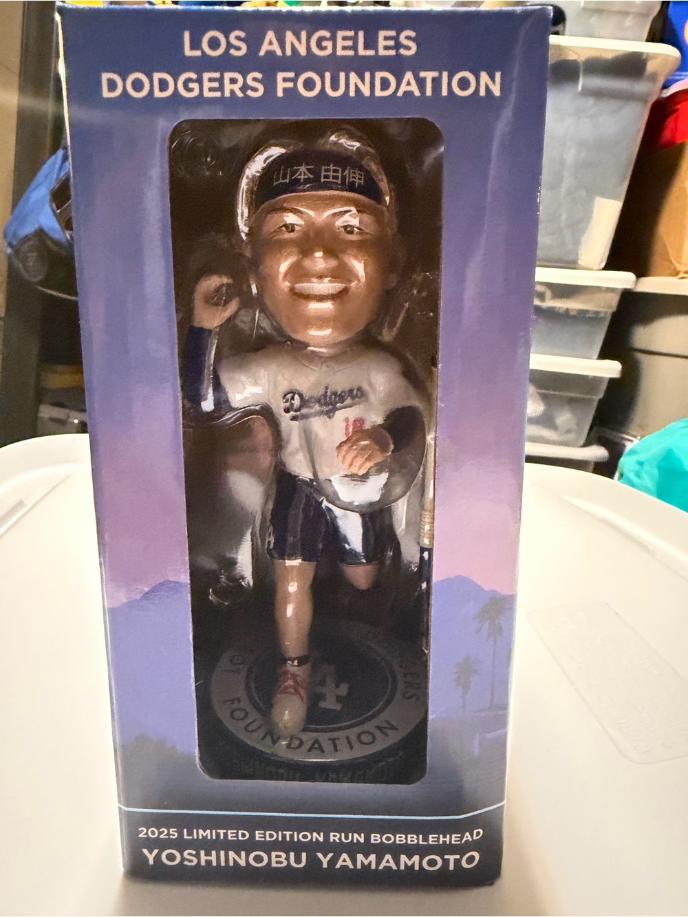 Los Angeles Dodgers Foundation Blue Bobblehead - Limited Edition
